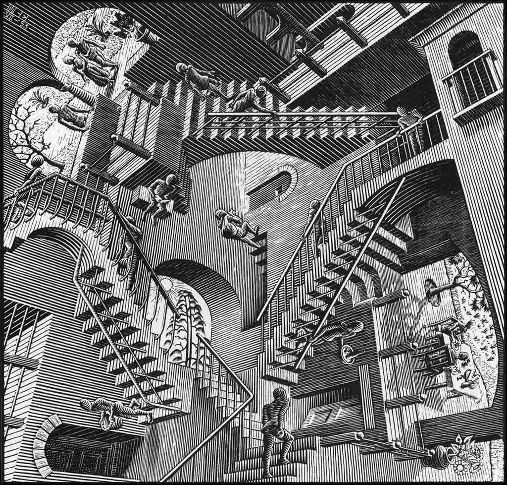 Relativity escher