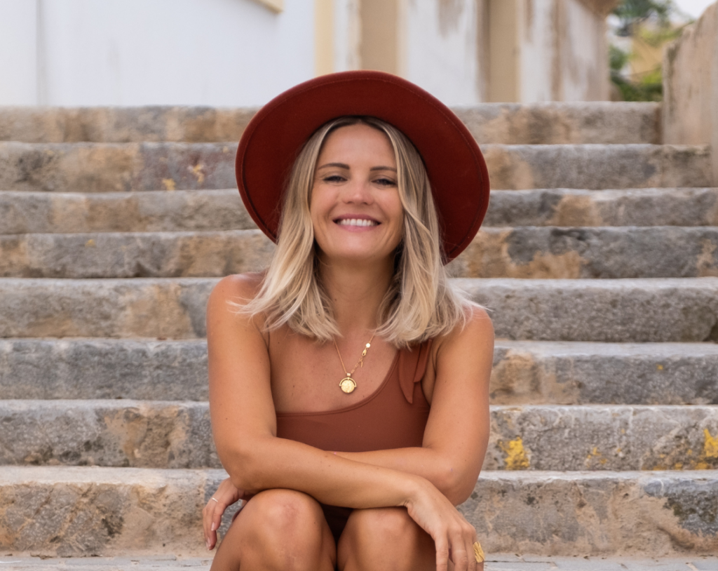 Monika Stairs Up Close